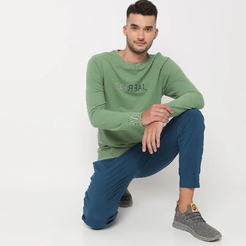 Clearance Sale Regular Fit Solid Sweat Tee