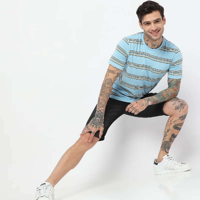 Weekend Savings Spree Regular Fit Striped T-Shirt