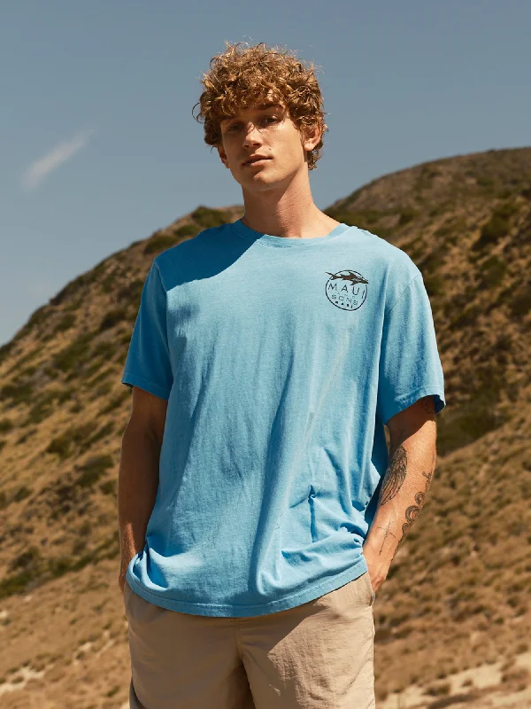 New Deals Shark Logo T-Shirt in Blue