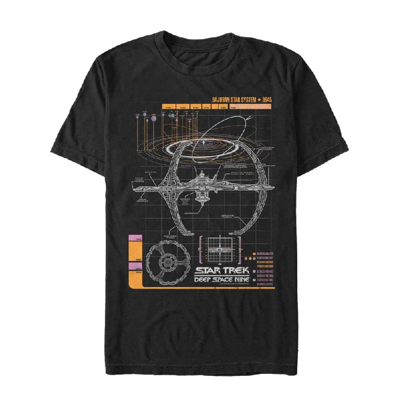 Sale Event Star Trek: Deep Space Nine Bajoran System Schematic Graphic T-Shirt