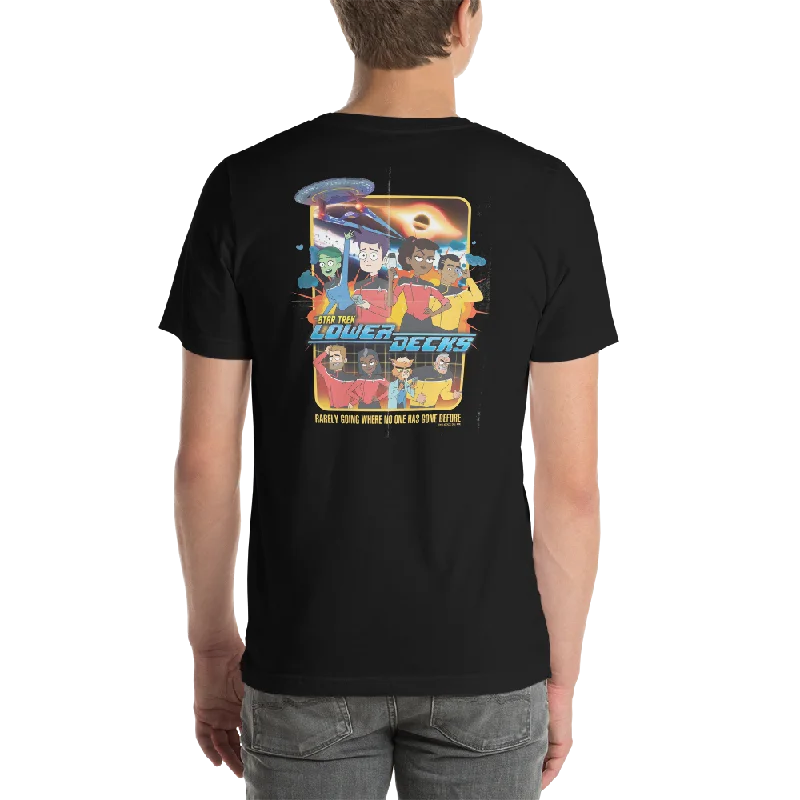 Bargain Alert Star Trek: Lower Decks Rarely Going Where No One Has Gone Before Unisex Premium T-Shirt Bargain Alert Star Trek: Lower Decks Rarely Going Where No One Has Gone Before Unisex Premium T-Shirt