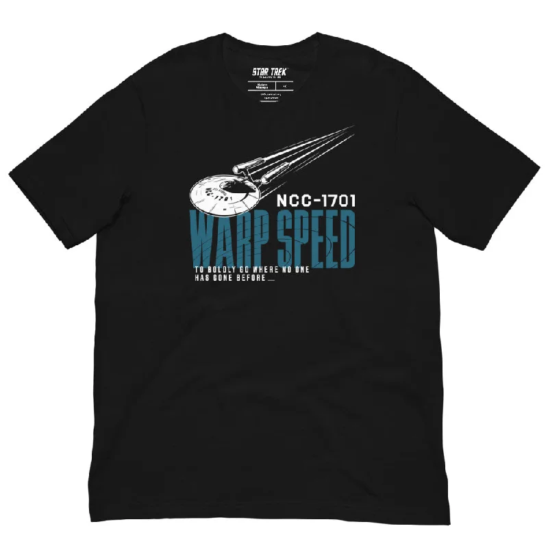 Customer Appreciation Sale Star Trek NCC-1701 Warp Speed Unisex T-Shirt