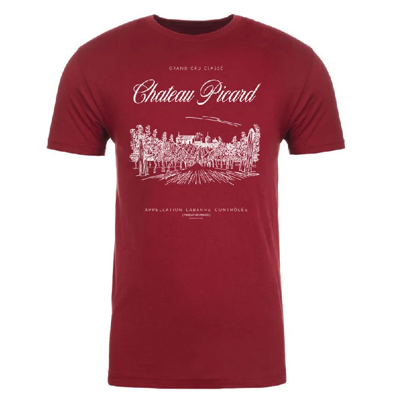 Midnight Madness Star Trek: Picard Chateau Picard Vineyard Logo Adult Short Sleeve T-Shirt