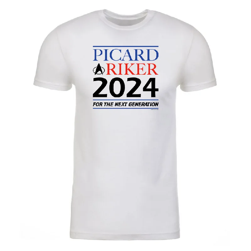 Mega Sale Star Trek: The Next Generation Picard & Riker 2024 Adult Short Sleeve T-Shirt Mega Sale Star Trek: The Next Generation Picard & Riker 2024 Adult Short Sleeve T-Shirt