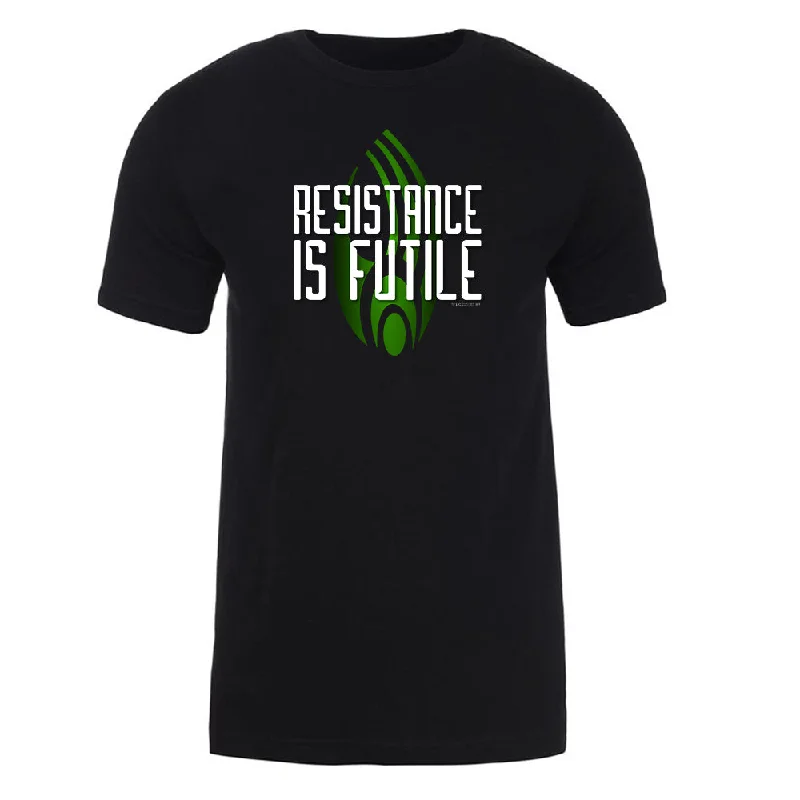 Midnight Sale Star Trek: The Next Generation Resistance is Futile Adult Short Sleeve T-Shirt