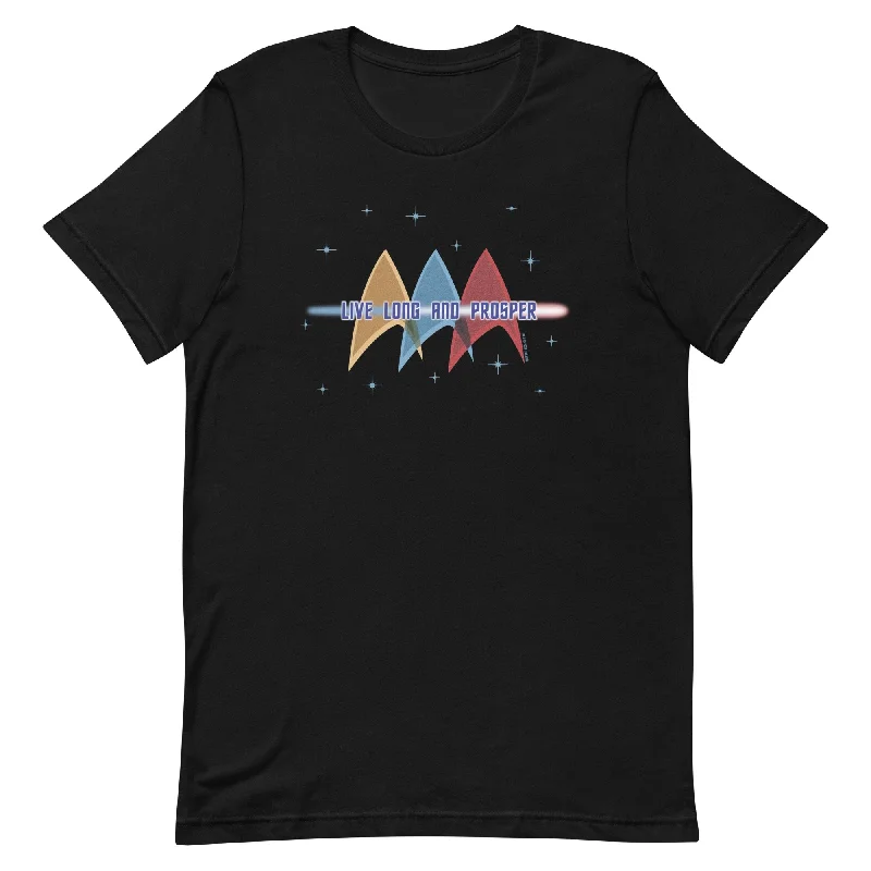 Hurry In Star Trek: The Original Series Live Long & Prosper Deltas Adult Short Sleeve T-Shirt