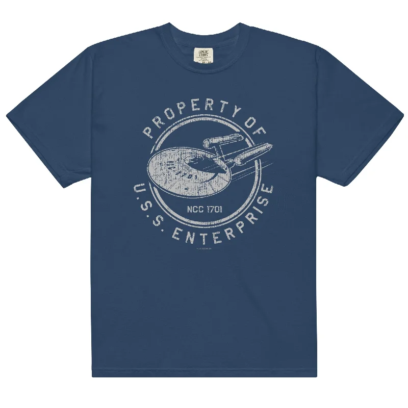 Final Clearance Star Trek U.S.S. Enterprise Comfort Colors T-Shirt