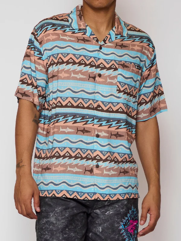 Super Discount Stoker Button Up Shirt in Tan