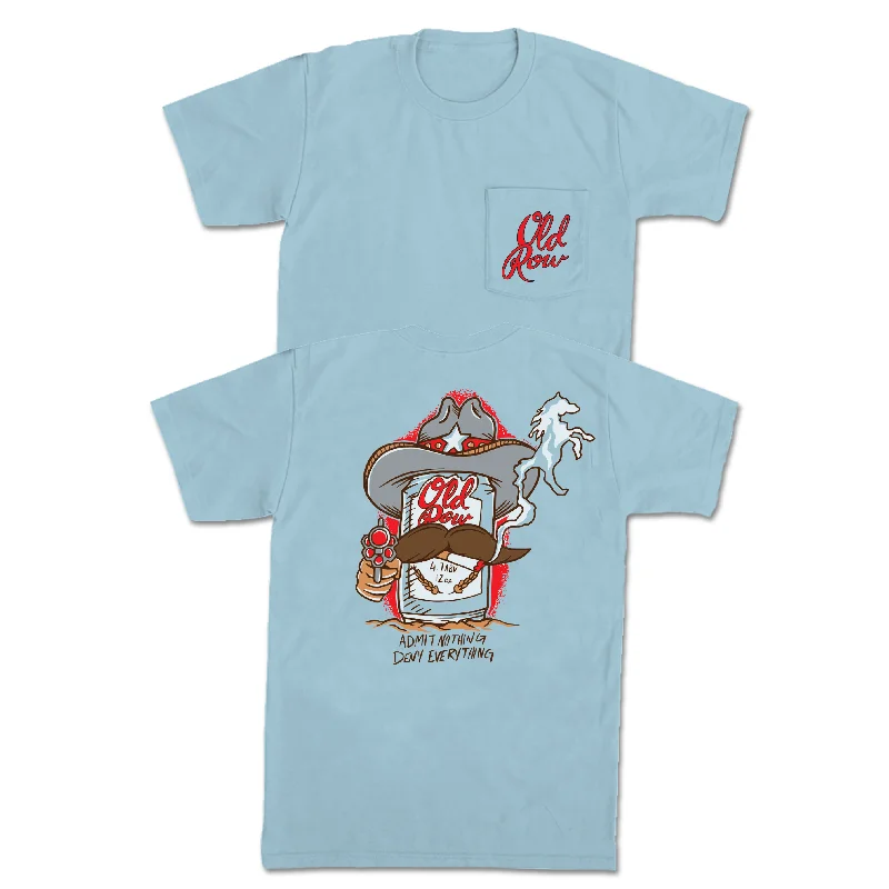 Super Bargain The Beer Can Cowboy Pocket Tee