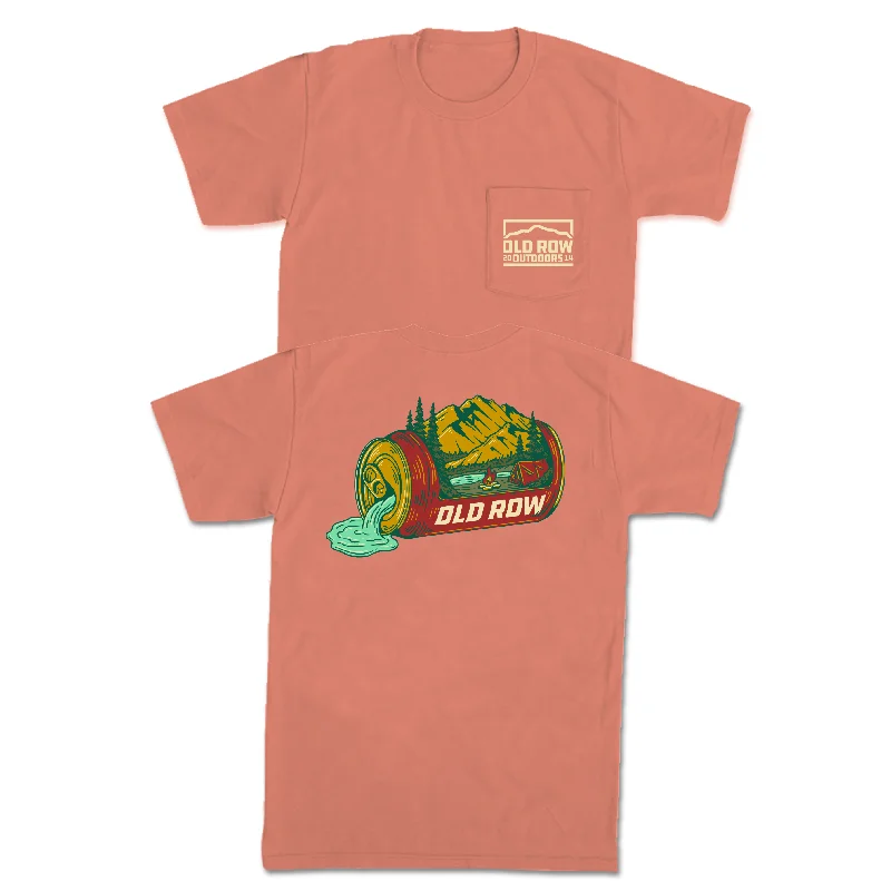Price Reduction The Beer Can Mountain Pocket Tee