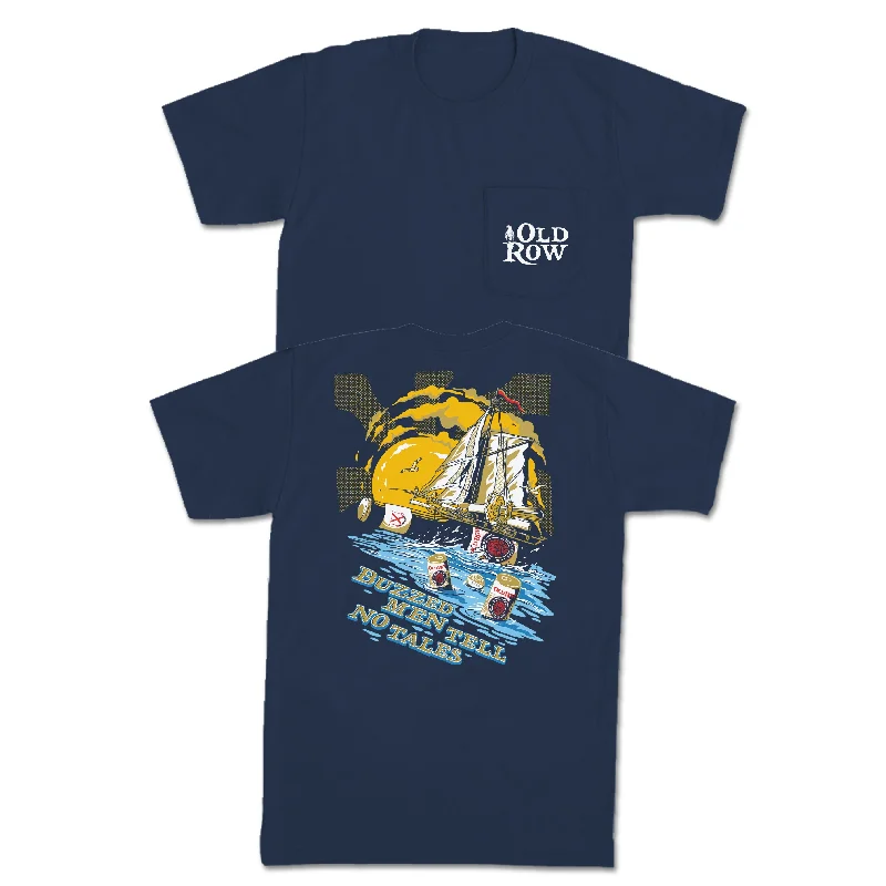 Weekend Discounts to Delight The Buzzed Pirate Pocket Tee