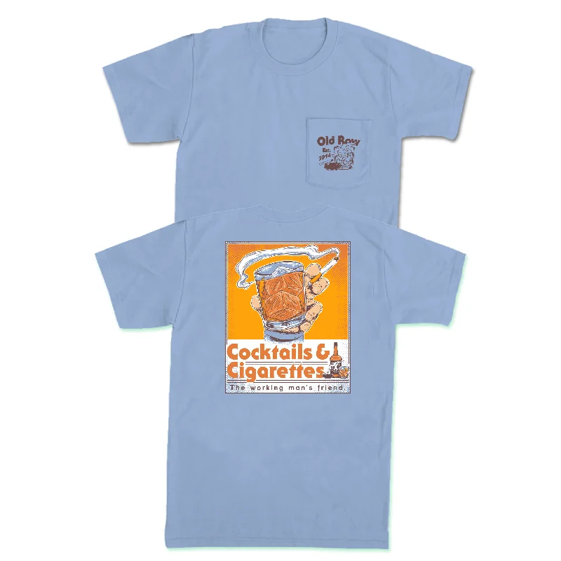 The Best Prices The Cocktails & Cigarettes Pocket Tee
