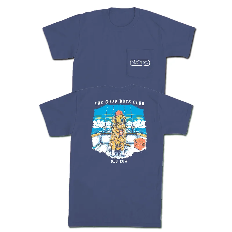 Super Savings The Good Boys Club Deep Sea Pocket Tee