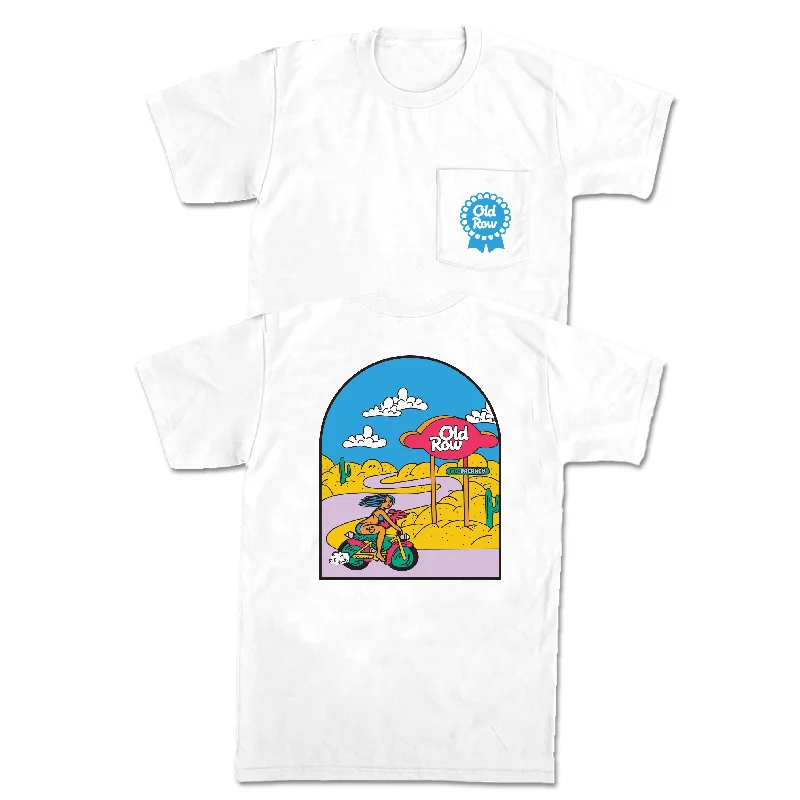 Don’t Miss Out The Ribbon Beer Desert Bike Pocket Tee