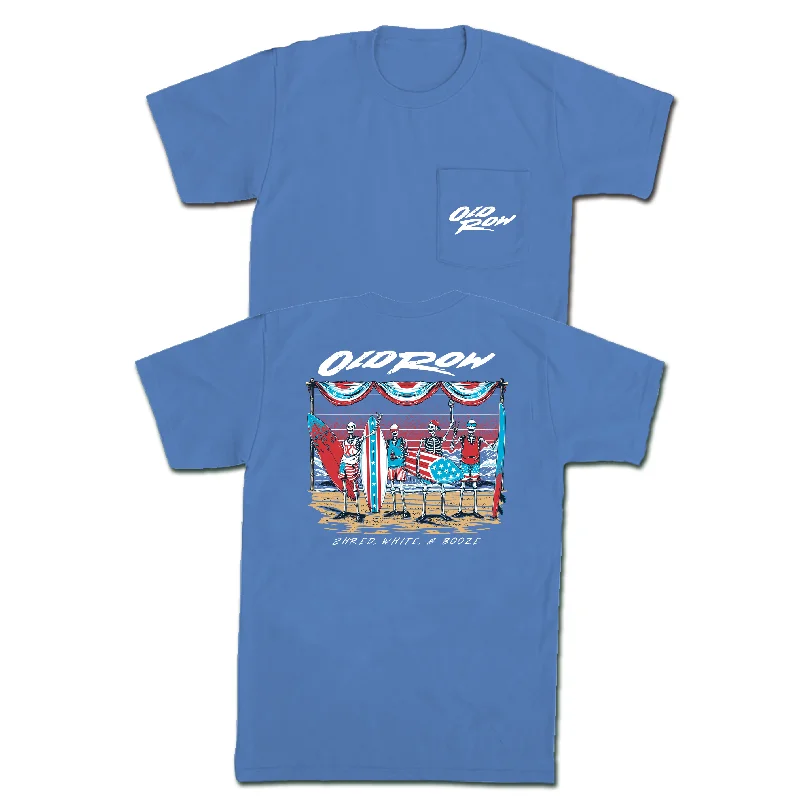Weekend Offers You Can't Ignore The Shred, White, & Booze Pocket Tee