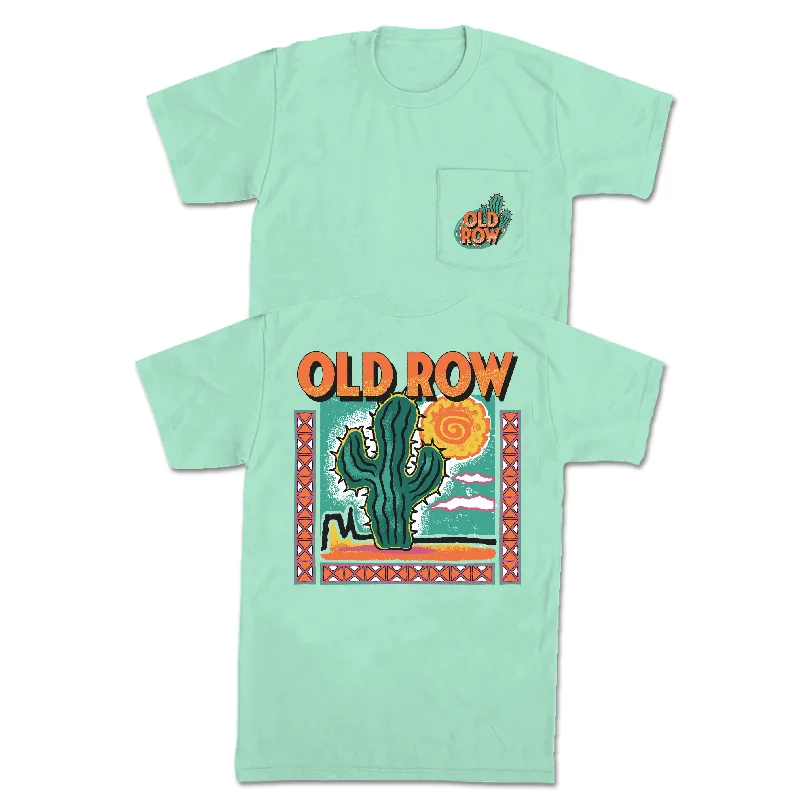 Weekend Shopping Extravaganza The Western Cactus Pocket Tee