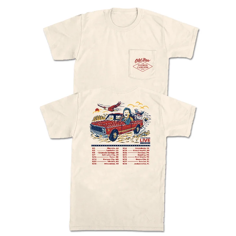 Weekend Savings Sensation Tucker Carlson Live Tour Pocket Tee