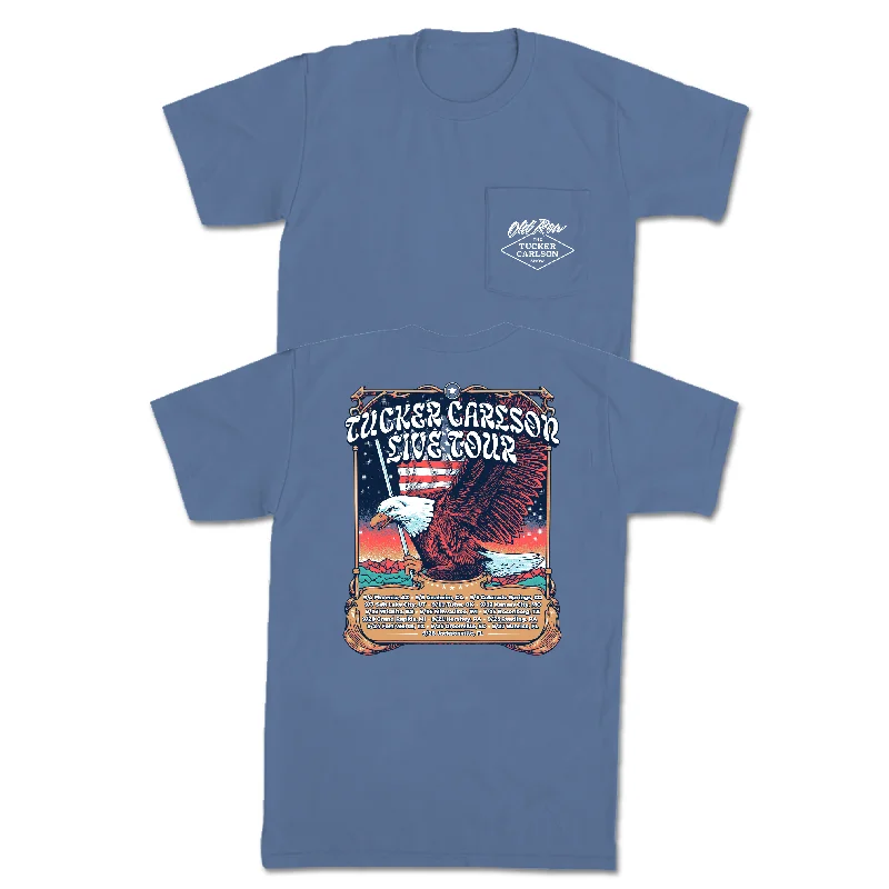 Weekend Offers That Impress Tucker Carlson Live Tour Vintage Pocket Tee