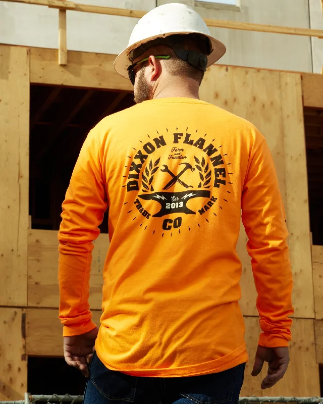 Final Markdown Unite Hi Vis Long Sleeve T-Shirt - Orange