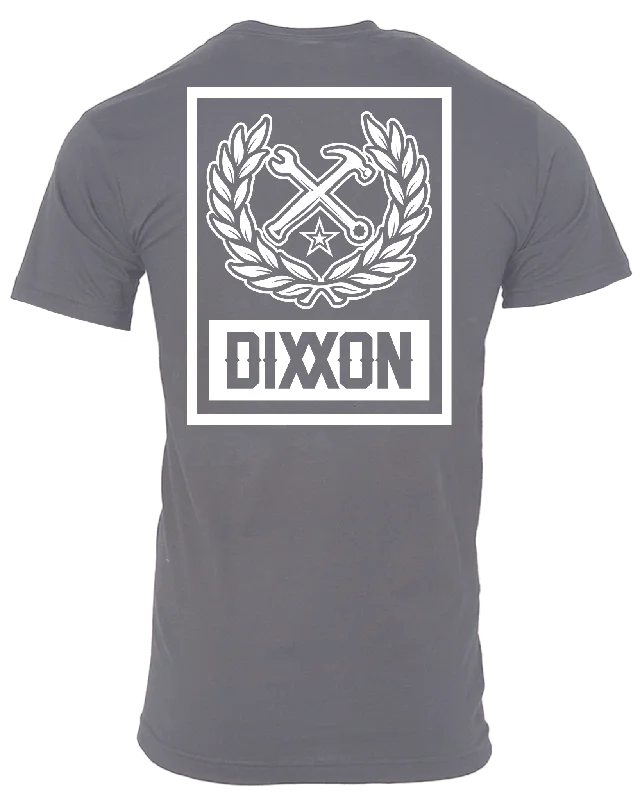 Savings Galore White Box Crest T-Shirt - Charcoal